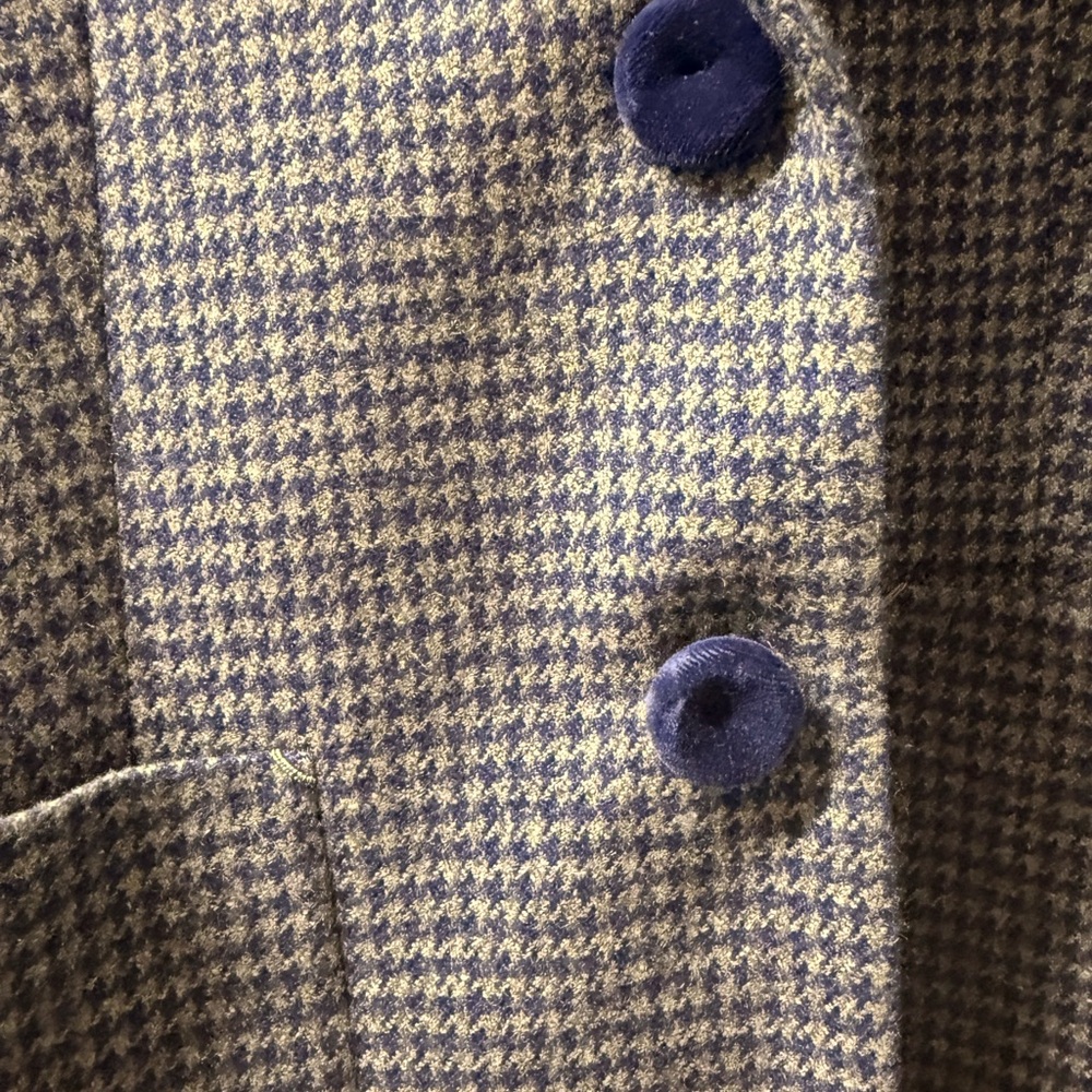 Kiton Blue and Gray Checkered Jacket - Picture 2 of 7
